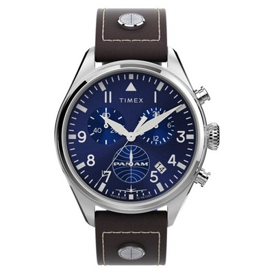 Timex TWG030000 Waterbury Timex X Pan Am Chronograph   Herrenuhr
