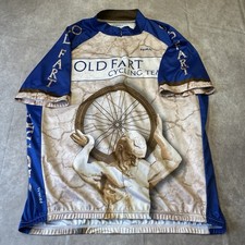 Primal Wear "Old Fart Atlas" Hombre Camiseta Ciclismo Azul Talla XXL