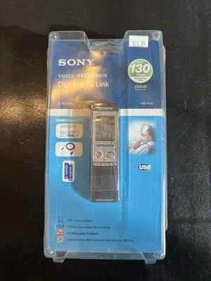 New Sony ICD-P520 Digital Voice Recorder 256 MB Flash Memory Factory Sealed