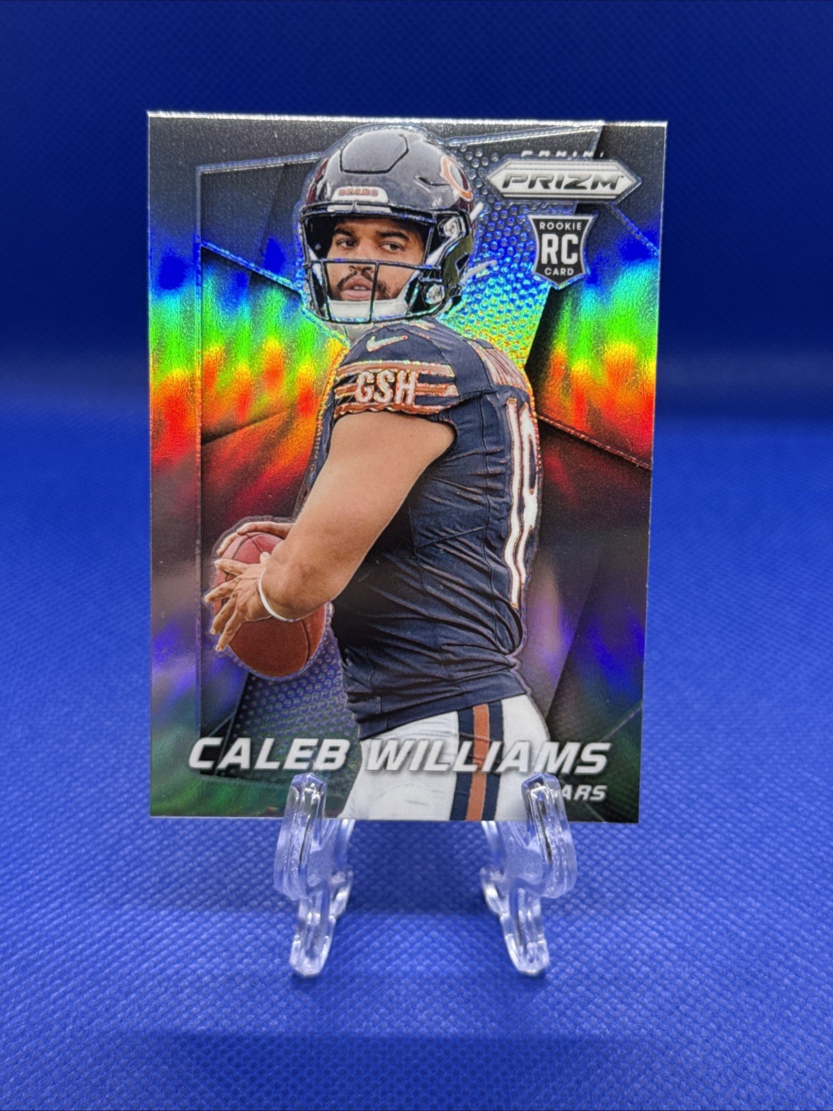 CALEB WILLIAMS 2024 PANINI PRIZM ROOKIE FLASHBACK SILVER #1 RC