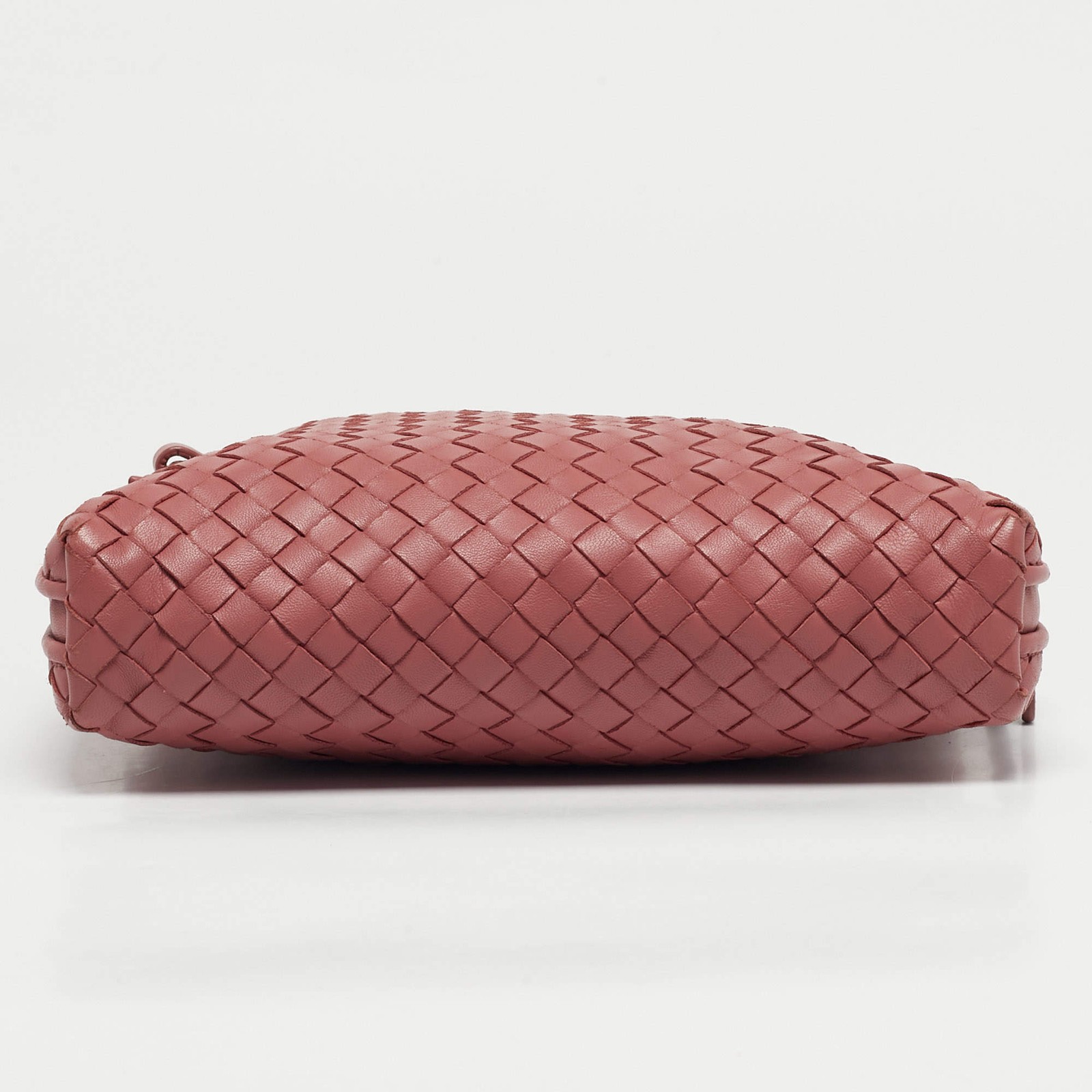 Bottega Veneta Old Rose Intrecciato Leather Nodini Shoulder Bag thumbnail 6