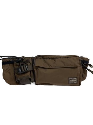 PORTER Waist Bag Nylon Brown Yoshida bag from japan