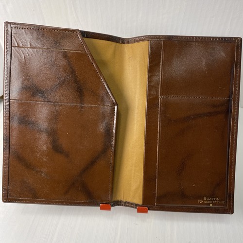 Buxton Vintage Leder Reisepass Geldbörse Etui - Bild 3 von 11