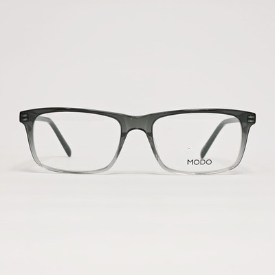 MODO 6549 Unisex Handmade Rectangular Glasses in Gray Crystal Gradient | 52mm