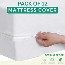 Zippered Mattress Encasement Waterproof Protector Hypoallergenic Mattress Cover