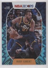 2020-21 Panini NBA Hoops Teal Explosion Rudy Gobert #182 1hs9