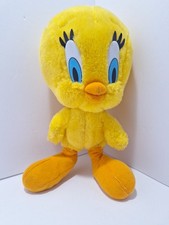 VTG Tweety Bird Looney Tunes Plush Warner Bros Play By Play 11" 1996 Stuffed Toy