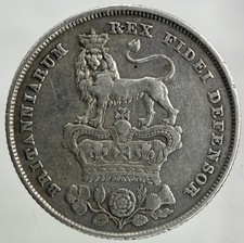 1825 George IV Shilling Silver Coin | Very High Grade