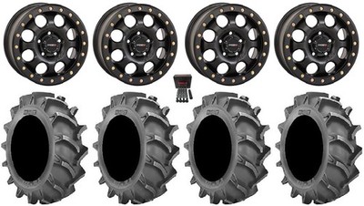 System 3 SB-7 18''Wheels Bk 4+3 33x8 (6ply) BKT171 Tires CFMoto ZForce Z10/Z10-4