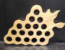 Wooden Grape Shaped Wine Cork Holder Wall Decor Wine Cork Display New