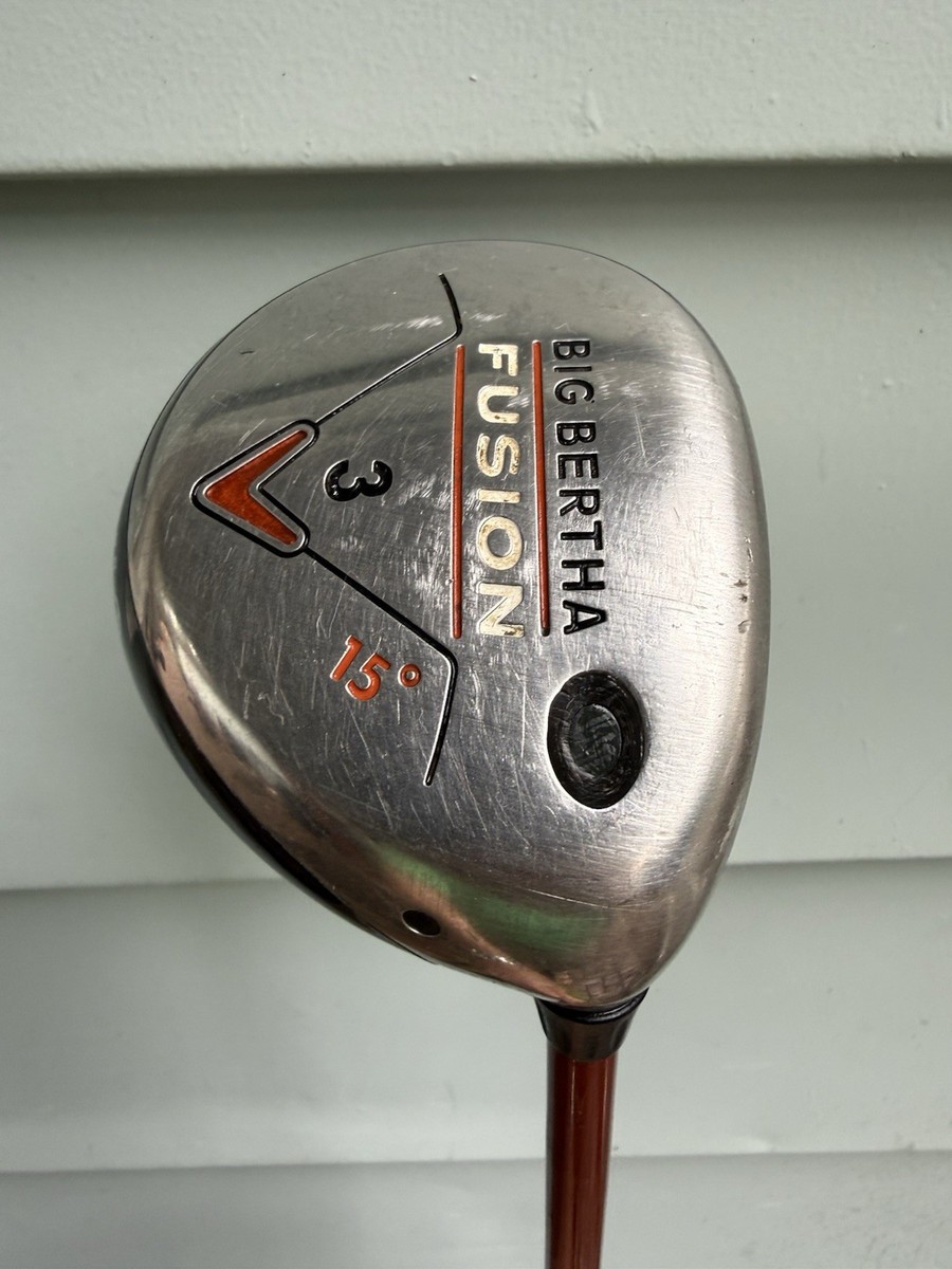 Callaway Big Bertha Fusion 3 Wood Golf Club 15 Degree Stiff Flex
