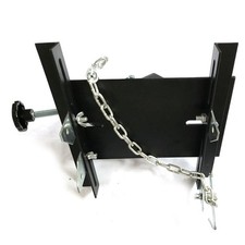 Durable 1/2 Transmission Floor Jack Adapter with Double Safety Chain