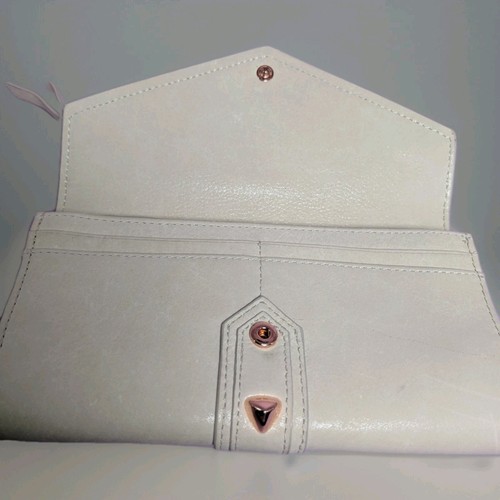 BOTKIER WALLET CREAM COLORED WITH ROSEGOLD TONED ACCENTS - Picture 8 of 17
