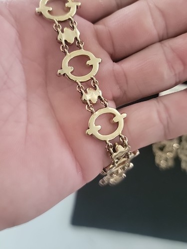 Vintage Monet Chandelier Earrings & Bracelet Set/NEW - Picture 8 of 12