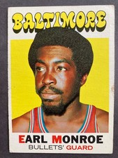 その他 NBA topps 96 earl monroe baltimore+1sc EARL MONROE 1996 Topps NBA Stars Basketball GS # 81 Baltimore