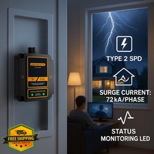 EVOSPD2SURGE Whole House Surge Protector 72000 Amps 1880 Joules