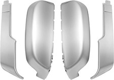 Side Mirror Cover Cap Trims Compatible with Silverado Sierra 2500 3500 Chrome