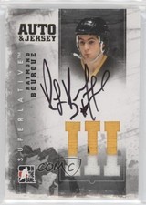 2012 ITG Superlative Volume 3 & Jersey Gold 8/10 Ray Bourque Raymond Auto 0u3n