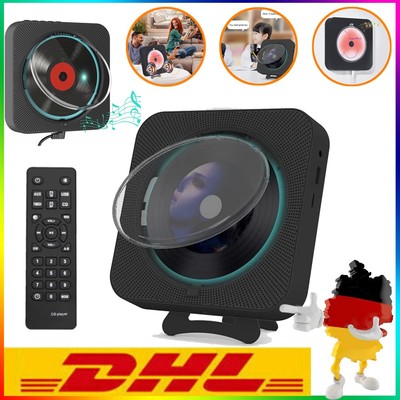 Bluetooth Tragbarer CD Player eingebauten HiFi Lautsprechern Desktop-CD-Player