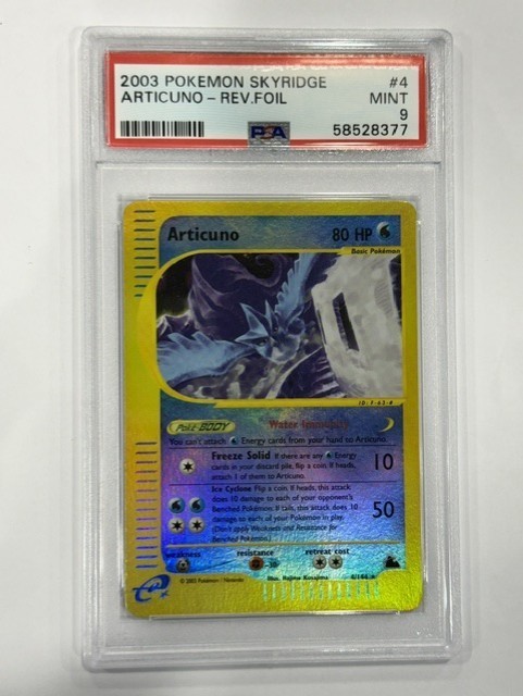 2003 Pokemon POKEMON SKYRIDGE #4 Articuno-Rev.Foil front