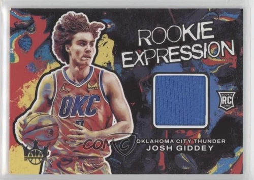 2021-22 Panini Court Kings Rookie Expression Memorabilia Josh Giddey #REM-JGD RC