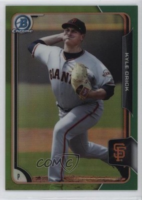 2015 Bowman Chrome Prospects Green Refractor 21/99 Kyle Crick #BCP235 12bq