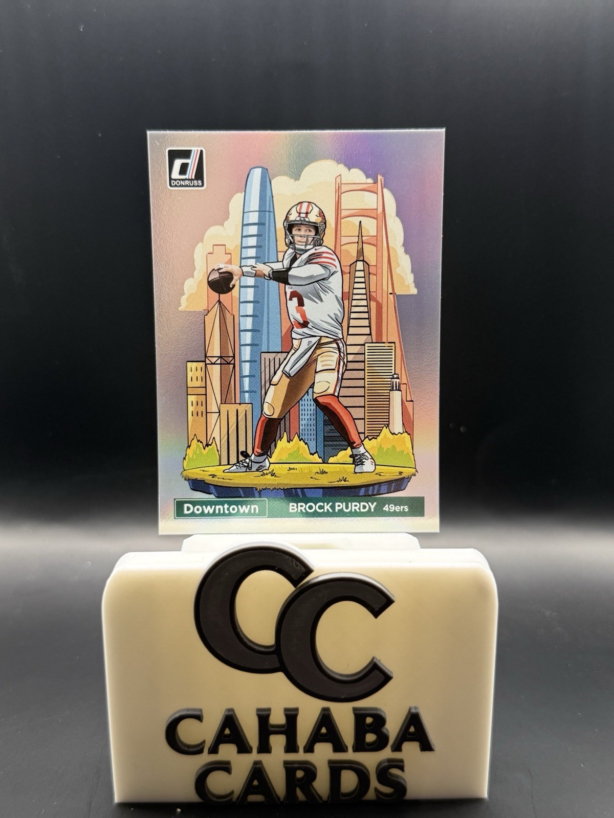 2024 Panini Donruss - Brock Purdy Downtown! #4 SSP CASE HIT San Francisco 49ers