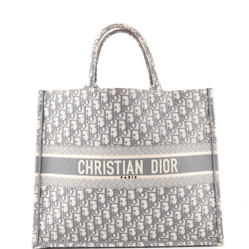 Christian Dior Book Tote Oblique Canvas Large