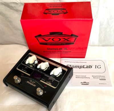 [W/Box] Vox StompLab IG Guitar Multi-Effects Pedal Mint From Japan free shippig