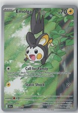Emolga Illustration Rare SV: Black Bolt 112/086 NM on eBay