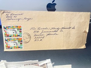 Kenya, Uganda and Tanzania 1972 cover from Kakamega, Kenya