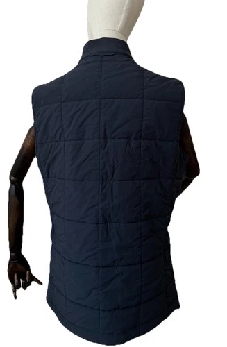 Beretta Men's Quilted Vest Thermore Ecodown Navy Full Zip Size 40 NEW with Tags image 2