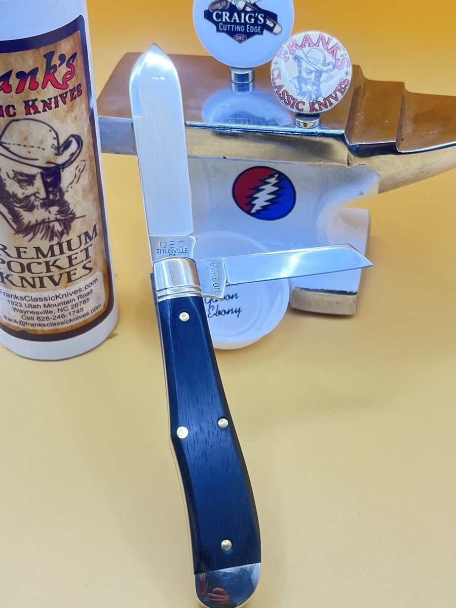 Great Eastern Frank's Classic SFO #92 Ebony Eureka Jack Knife