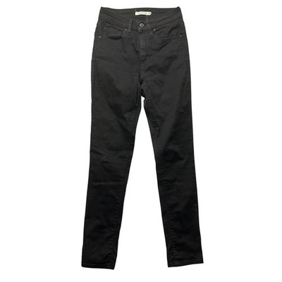 Levi's 721 High Rise Skinny Black Jeans Women's Size 24x28
