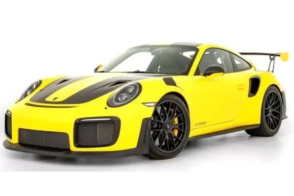 Gtspirit GTS535 1:12 Porsche 911 991.2 GT2 Rs 2018 Gelb Resin Modellauto-image