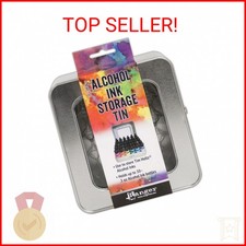 Ranger Tim Holtz Alcohol Ink Storage Tin 6.38 x 6 x 3.13