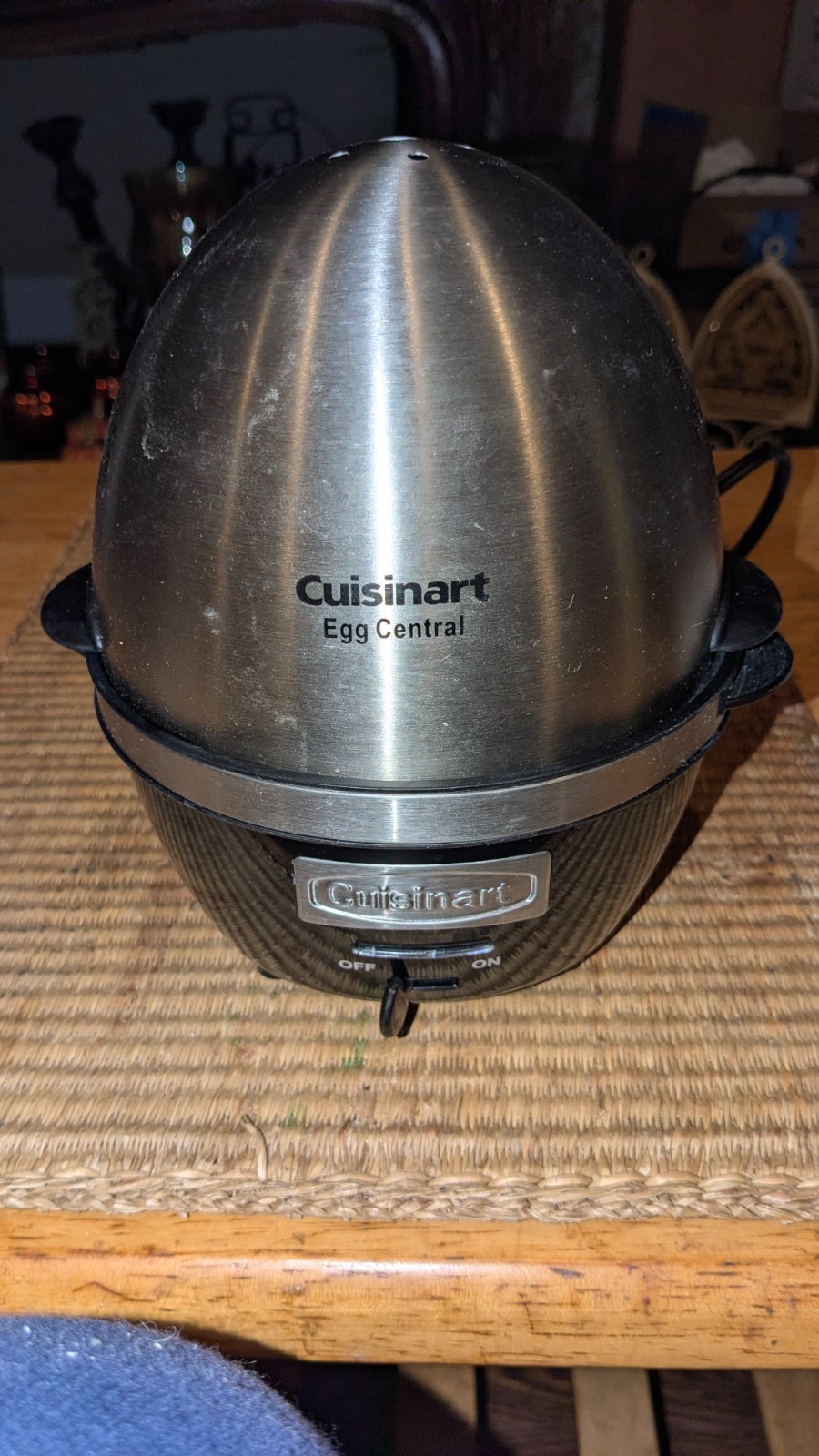Cuisinart Egg Central Model CEC-10 Silver Domed Lid, Cooks U