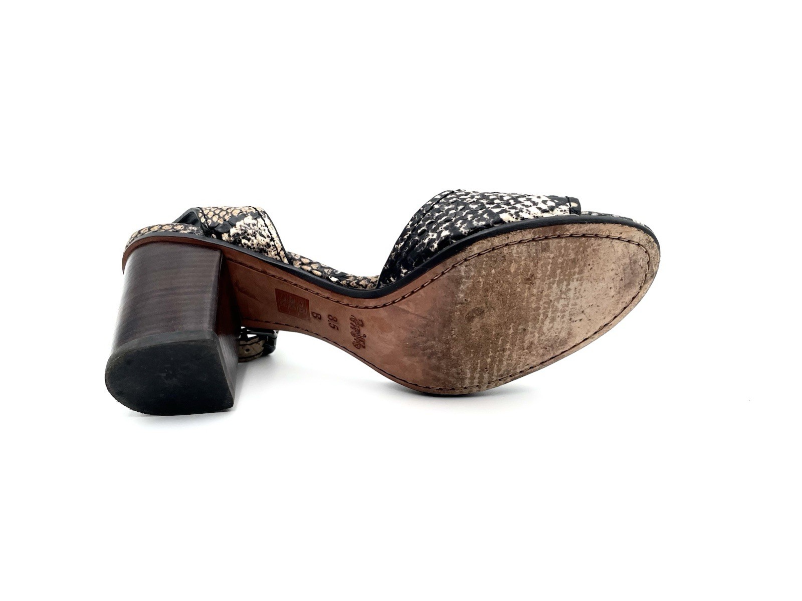 Coach Phiper Python Leather Ankle Strap Sandals S… - image 9