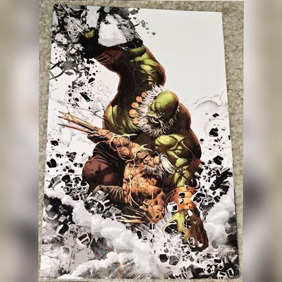 2017 Old Man Logan 25 MX Virgin Splash Mike Deodato Hulk 181 Foreign Variant