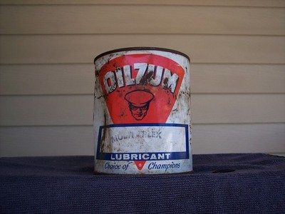 Vintage Oilzum HD Wheel Bearing Grease 2 Lb Can Full