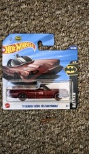 Hot Wheels Batman TV Series Batmobile Red 1:64 Diecast Car 2026 Short Card