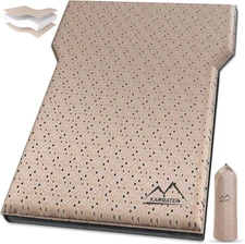 Self Inflating Car Sleeping Pad for Camping, Thick Memory Foam Car Camping Mattr