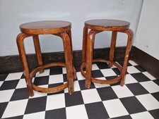Pair Alvar Aalto Style Stools (Possibly Ikea) #366