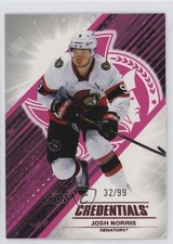 2024-25 Upper Deck Credentials Pink 32/99 Josh Norris #5 a3q