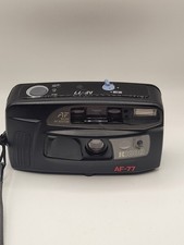 Ricoh AF-77 35mm Point Shoot Film Camera Black Compact Fixed Focus Vintage