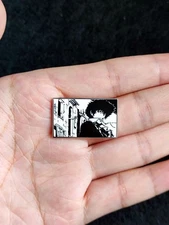 Cowboy Bebop Spike Spiegel Enamel Pin Metal Badge Figure Manga Anime 1.2"