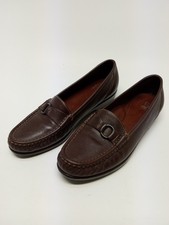 SAS Tripad Comfort Foot Bed Brown Leather Wedge Loafers Women Sz 9 N Made In USA