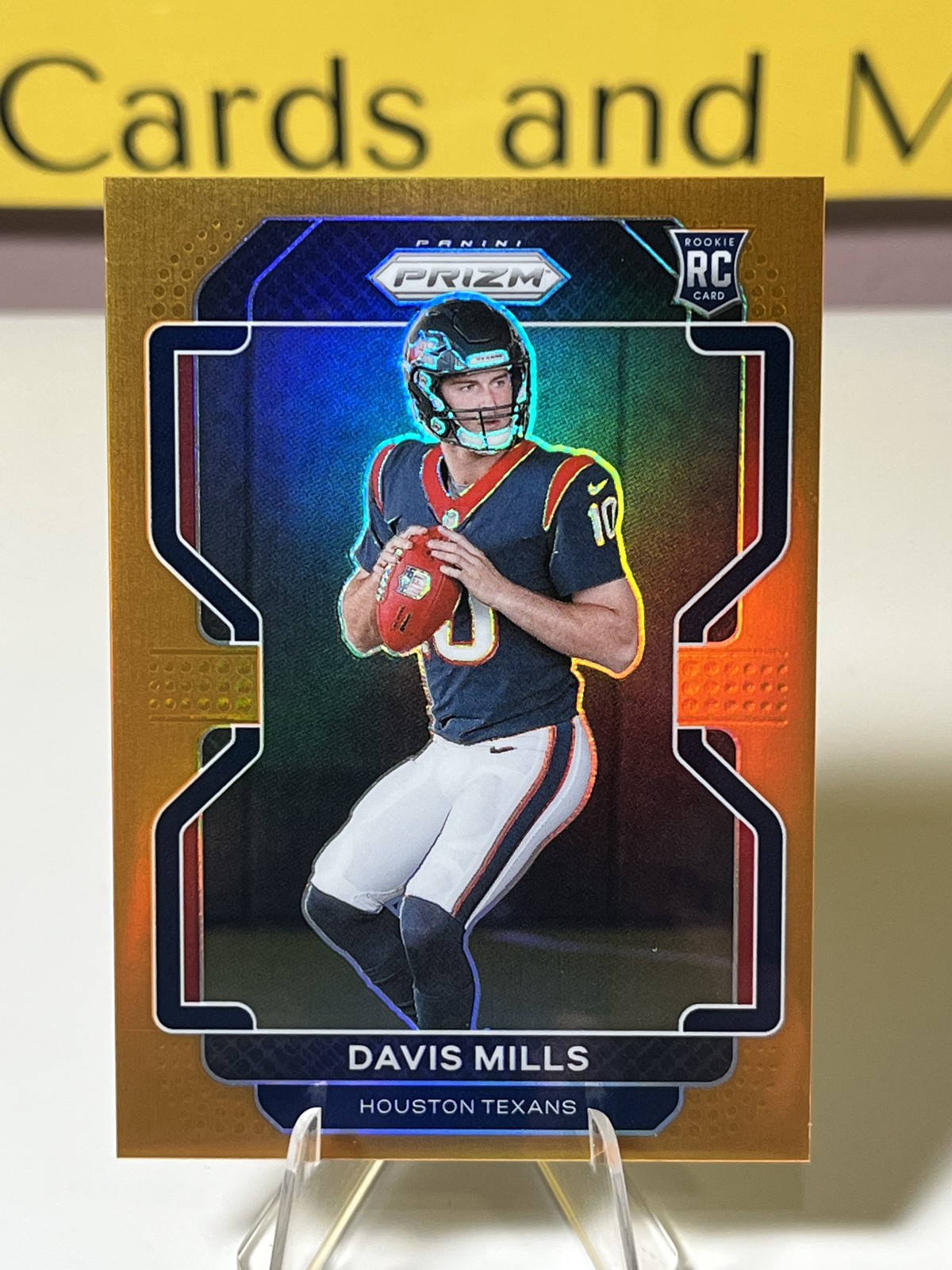 2021 Panini Prizm - Rookie Davis Mills #352 Orange Prizm /249 (RC)