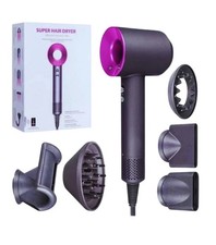 Asciugacapelli Phon Per Capelli Professionale Phon Pro Con 5 Accessori+Portaphon