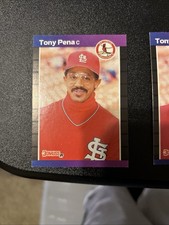 Tony Pena 1989 Donruss #163 St. Louis Cardinals VTG Baseball *326 Lot Of 75